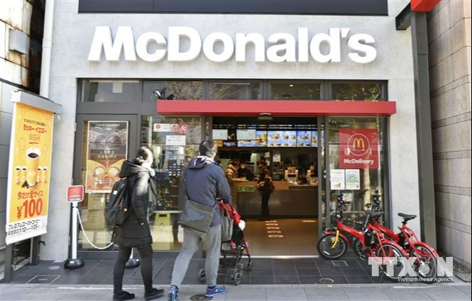 Một cửa hàng McDonald’s ở Tokyo, Nhật Bản. (Ảnh: Kyodo/TTXVN) Media